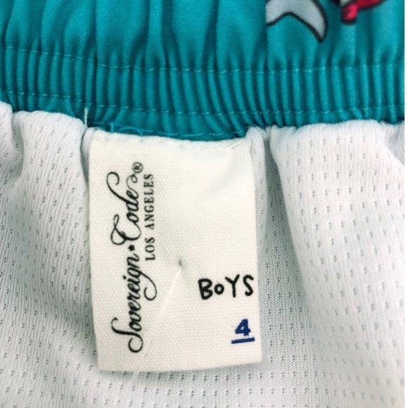 Sovereign Code Boys Shark Swim Trunks - Picture 6 of 10